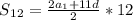 S{_{12}} = \frac{2a{_1} +11d }{2} *12