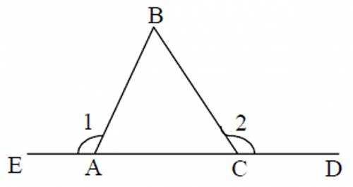Два внешних угла треугольника при разных вершинах равны периметр триугольника равен 74 см а одна из