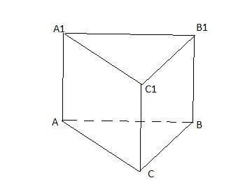 Нужно) высота прямой треугольной призмы равна 5 м, ее объем - 24м3. площади боковых граней относятся