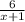 \frac{6}{x+1}