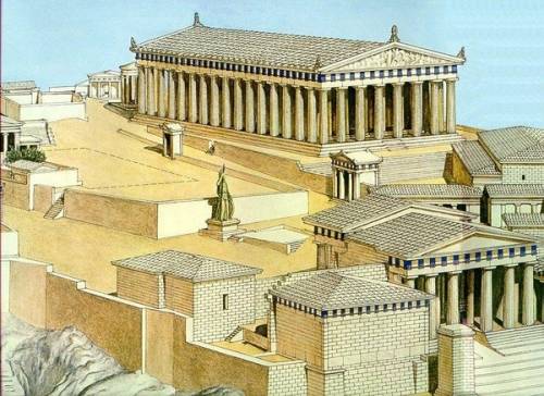 Назовите самый известный храм, создавшие древнии греки, как они выглядят