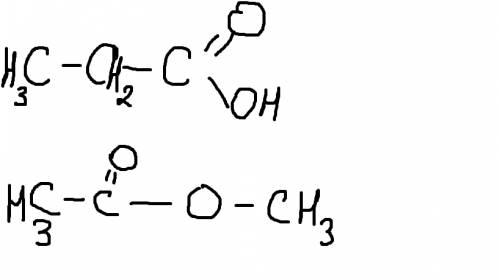 Напишите структурные формулы всех соединений состава с3н6о2.