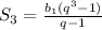 S_3=\frac{b_1(q^3-1)}{q-1}