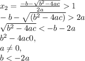 x_2=\frac{-b-\sqrt{b^2-4ac}}{2a}1\\ -b-\sqrt{(b^2-4ac)}2a\\ \sqrt{b^2-4ac}