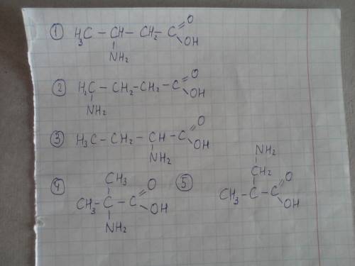 Какое максимально возможное количество структурных изомеров 3-аминобутановой кислоты? .