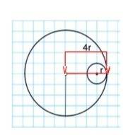 Расстояние между центрами двух окружностей, касающихся внутренним образом, равно 18 см. найдите ради
