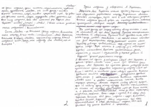 Твір по творчості лесі українки.. на 3,5 сторі іть, будь !