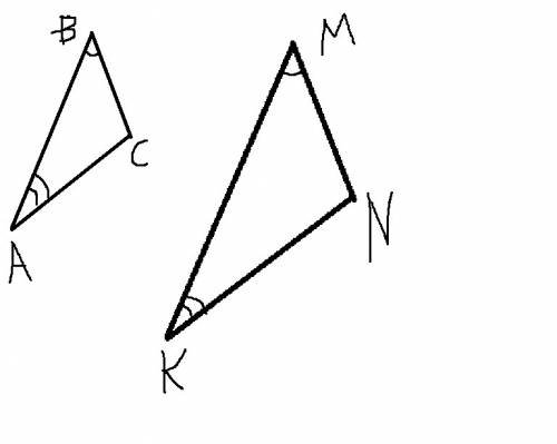 Какие из следующих утвержений являются неверными? 1) если два угла одного треугольника равны двум уг