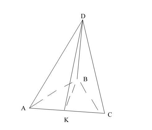 Основанием пирамиды является равнобедренные треугольник с основанием 6см и боковым ребром 5см боковы
