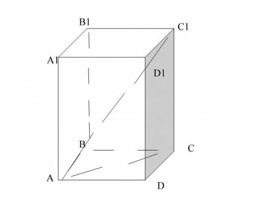 Стороны основания прямоугольного параллелепипеда 3 и 4 см, диагональ параллелепипеда образует с плос
