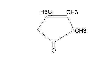 По названию вещества составьте его структурную формулу: 2,3,4-триметилциклопентен -3-он-1