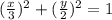 (\frac{x}{3})^2 + (\frac{y}{2})^2 = 1
