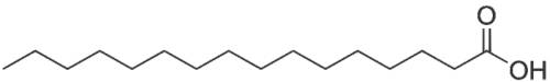 Структурная формула гексадекановой кислоты