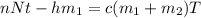 nNt-hm_1=c(m_1+m_2)T