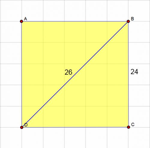 1) диагональ осевого сечения цилиндра 26, высота 24. найти площадь основания цилиндра 2) в ровностор