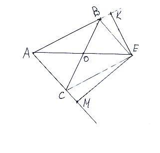 Построить треугольник, если известны две его высоты и медиана, проведенная к стороне, не содержащей