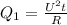 Q_1=\frac{U^2t}{R}