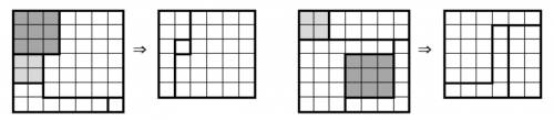 На клетчатой бумаге нарисован квадрат 7 на 7 . покажите как его разрезать по линиям сетки на шесть ч