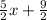 \frac{5}{2}x+\frac{9}{2}