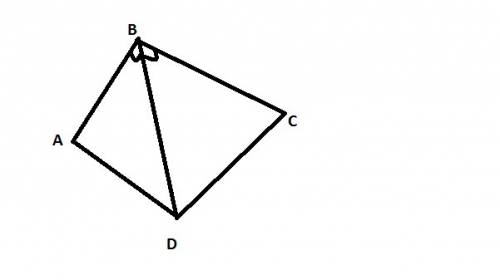 Ввыпуклом четырехугольнике abcd диагональ bd делит угол b пополам. bd (в квадрате)/bc = ab. а) докаж