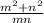 \\\frac{m^2+n^2}{mn}