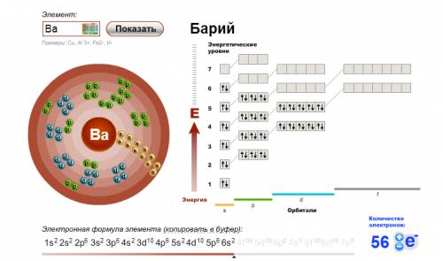 Составить электронную и электрографическую схемы элементов германий ниобий йод барий