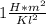 1 \frac{H*m^{2}}{Kl^{2}}