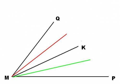 1) луч мк делит угол pmq на углы с величинами 50 и 70 градусов. чему равна величина угла рмq? 2) сде