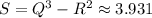 S=Q^3-R^2\approx 3.931