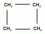 Полная структурная формула : 2- хлорпропана, циклобутана, циклогексана
