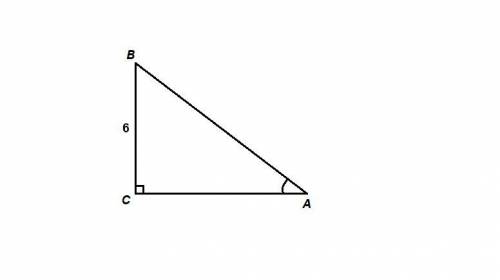 Втреугольнике abc угол c равен 90,tga=3\4 , bc = 6. найдите ac.