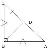 Найдите площадь равнобедренного прямоугольного треугольника с гипотенузой 14 см.