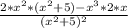 \frac{2*x^2*(x^2+5)-x^3*2*x}{(x^2+5)^2}