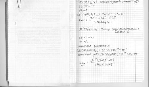 Вкомплексных соединениях определить степень окисления и координационное число комплексообразователя,