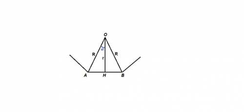Радиус окружности описанной около правильного многоугольника равен 2 корня из 3 см, а радиус окружно