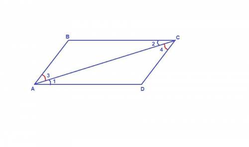 Сформулируйте свойства противолежащих сторон и углов параллелограмма,докажите их
