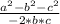 \frac{a^2-b^2-c^2}{-2*b*c}