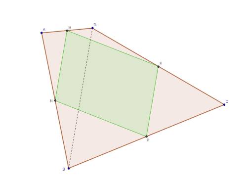 Докажите что середины сторон выпуклого четырехугольника являются вершинами некоторого параллелограмм