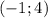 (-1;4)