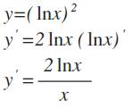 Найти производную функции y=(lnx)^2