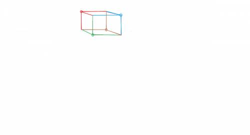 Сумма длин всех рёбер прямоугольного параллелепипеда равна 28 см.найдите сумму длин трёх рёбер,выход