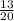 \frac{13}{20}