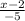 \frac{x-2}{-5}