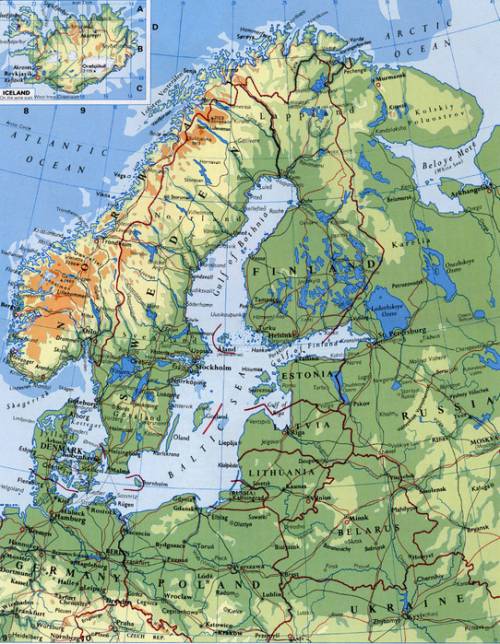 Где находится скандинавский полуостров(по возможности отправьте картинку)заранее большой ! )