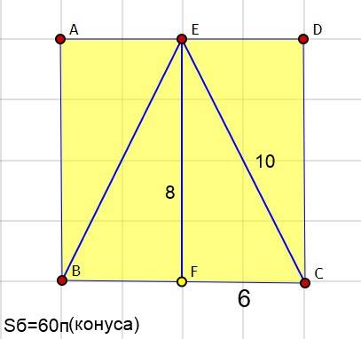 Вцилиндр, радиус основания которого равен 6, вписан конус. основание конуса совпадает с основанием ц