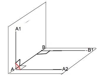 Прямые aa1 и bb1 перпендикулярны к ребру ab двугранного угла, принадлежащие равным граням угла. дока