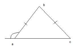 Вравнобедренном треугольнике abc с основанием ас внешний угол при основание равен 100 найдите угол b