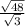 \frac{ \sqrt{48} }{ \sqrt{3} }