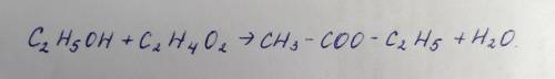 Закончите уравнение реакции: c2h5oh + c2h4o2 =?