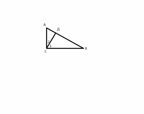 Втреугольнике abc угол с равен 90 градусов,а угол в равен 35 градусов.cd-высота.найдите углы треугол